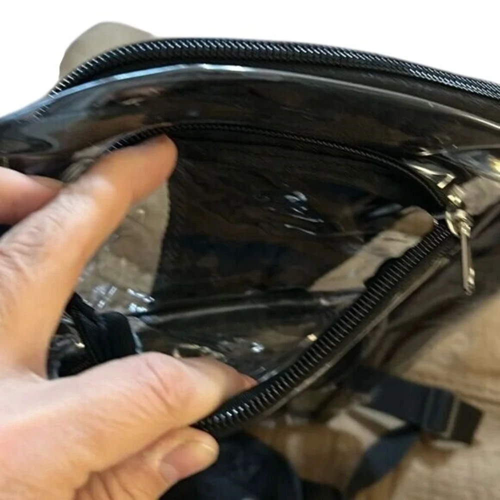Clear Stadium Approved Backpack with Adjustable Reinforced Straps, for Festivals